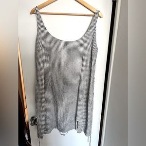 NWT Abercrombie checked linen summer dress